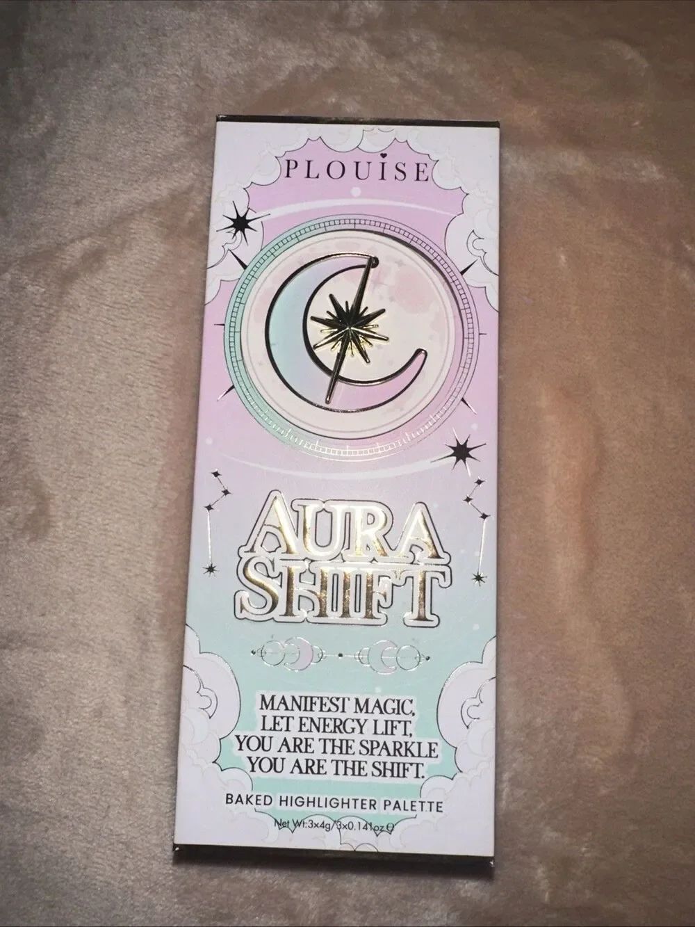 P.Louise Aura Shift Baked Highlighter Palette Celestial Glow Manifest Collection